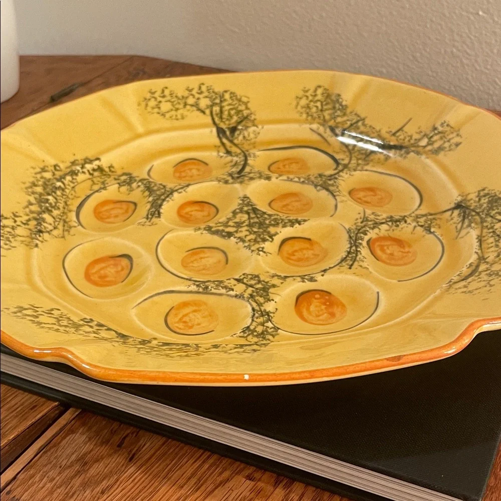 Vintage Designcraft Deviled Egg Plate – 11½